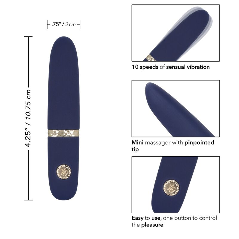 CALEXOTICS Mini Masseur Chic Daisy — vue arrière
