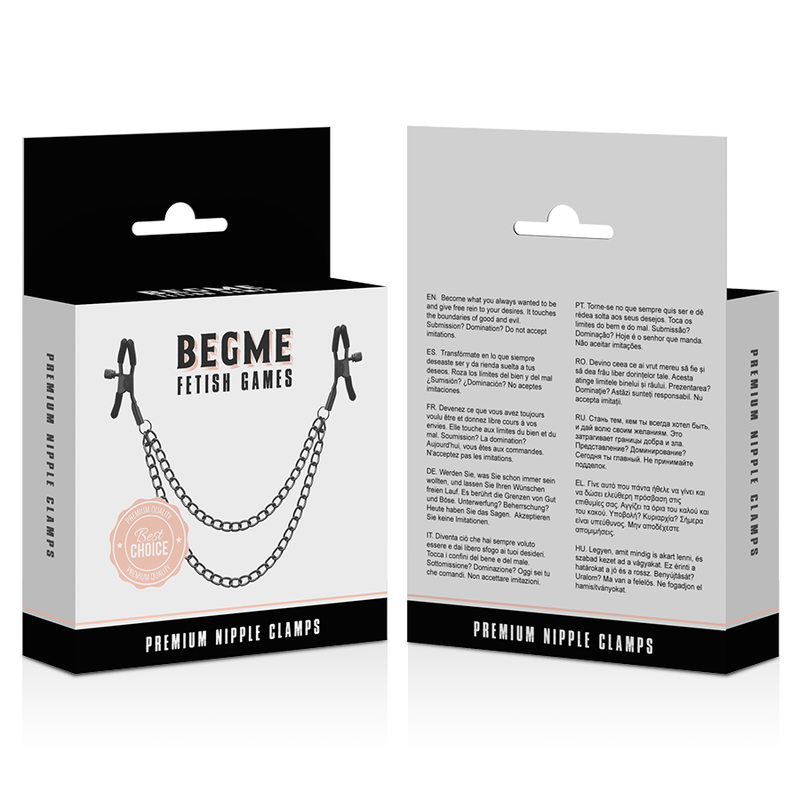 BEGME RED EDITION Pinces Tamelon Red Edition Chaîne — vue arrière