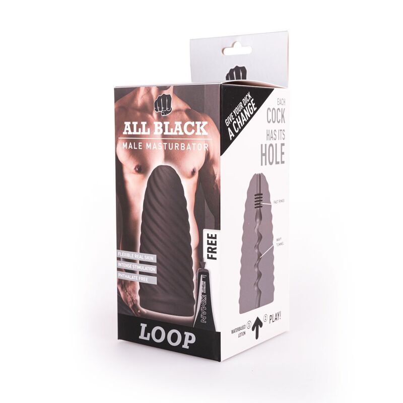 ALL BLACK Boucle Masturbateur Modèle 1 — vue arrière