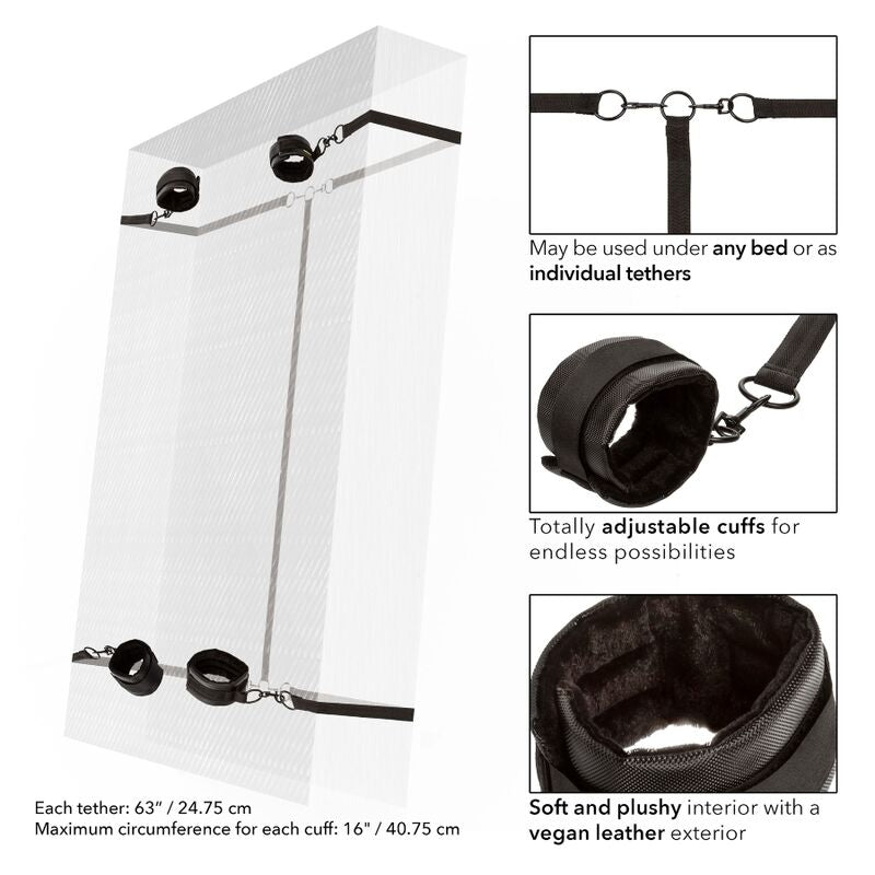 CALEXOTICS Retenue Rouge Sans Limites — accessoires inclus