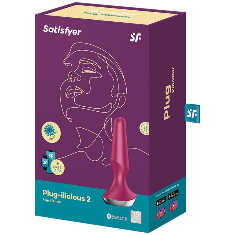 SATISFYER CONNECT Vibrateur Plug Ilicious 2 Plug Baie — accessoires inclus