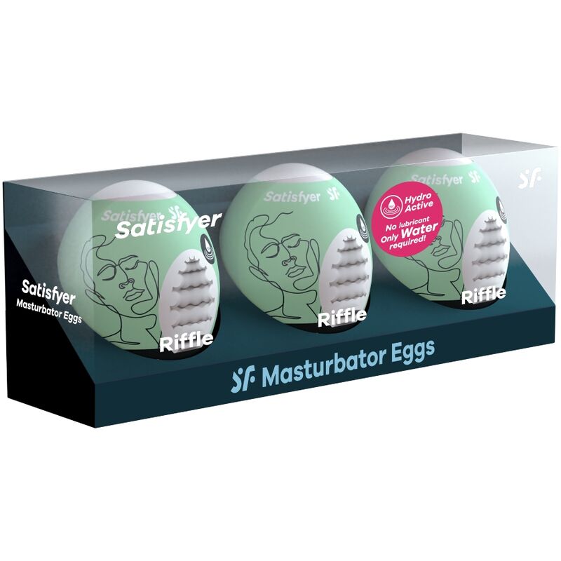 SATISFYER EGGS 3 OEUFS MASTURBATEURS RIFFLE — vue détaillée