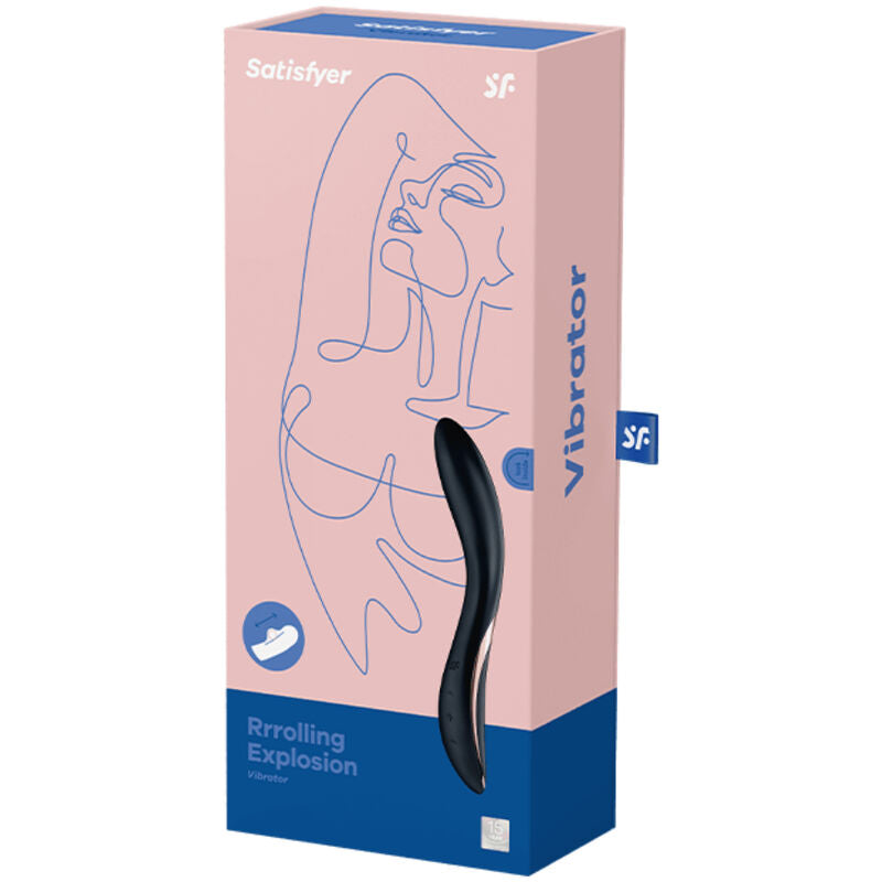 SATISFYER VIBRATOR Vibrateur Spot G Rrrolling Explosion — accessoires inclus