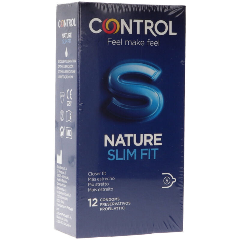 CONTROL CONDOMS Nature Slim Fit 12 Unités - Aura Intime