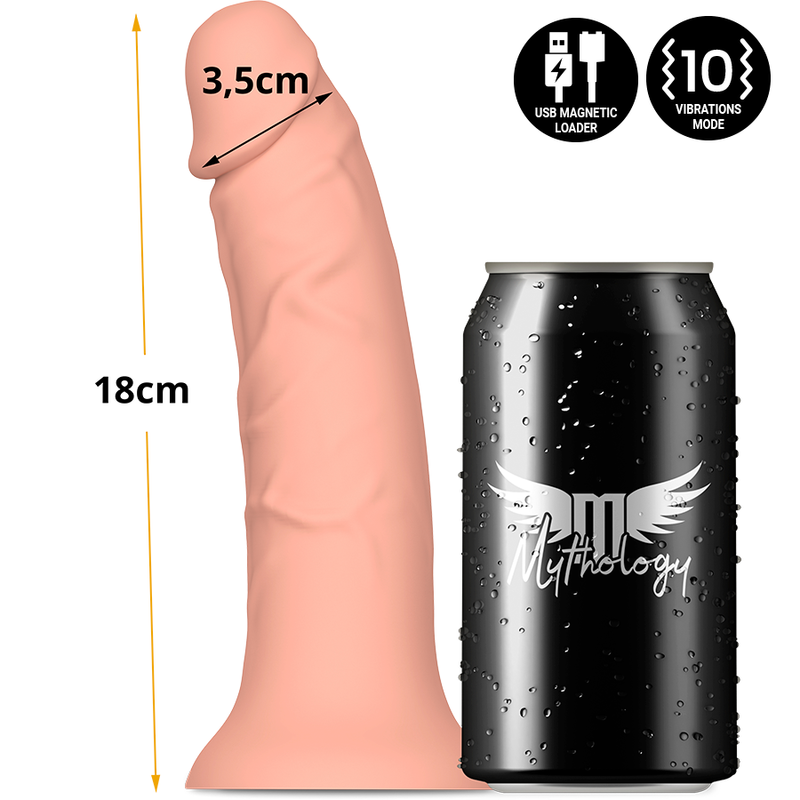 MYTHOLOGY - Asher Original Dildo S - Watchme Wireless Technology Compatible Vibrator