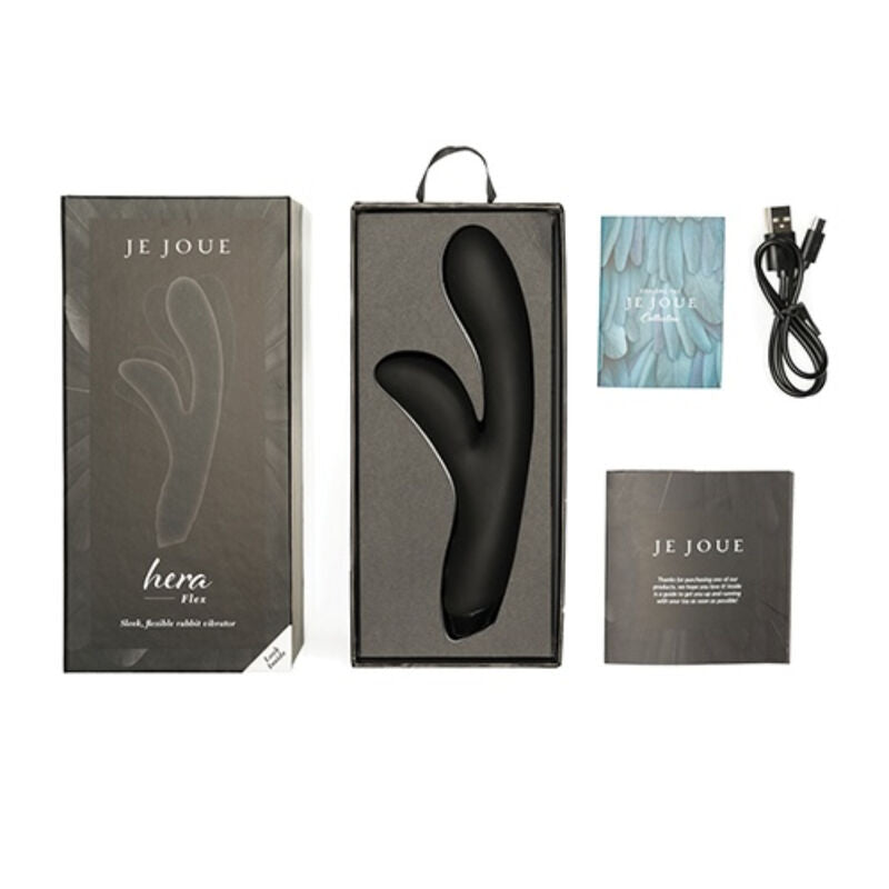 JE JOUE Vibrateur Hera Flex Rabbit - Noir — vue arrière