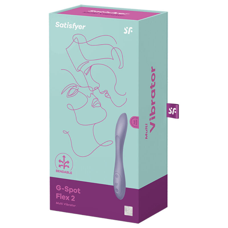 SATISFYER VIBRATOR Vibrateur Multi G-Spot Flex 2 Violet — vue arrière