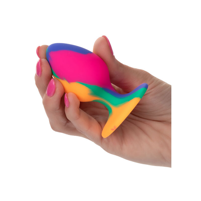 CALEXOTICS Cheeky Moyen Tie-Dye Plug Anal — vue arrière