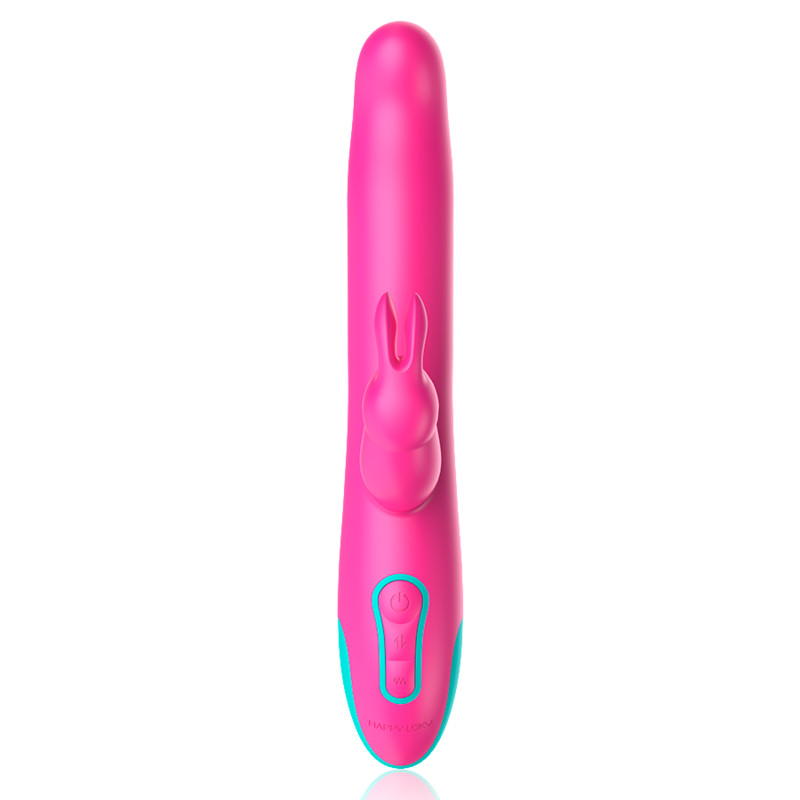 HAPPY LOKY Pluto Vibromasseur Rabbit Rotatif + Télécommande Watchme — accessoires inclus