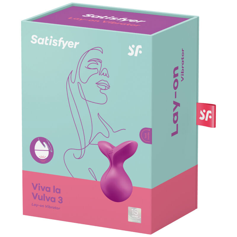 SATISFYER LAYONS Vibrateur Poser Viva Vulva 3 Violet — vue arrière