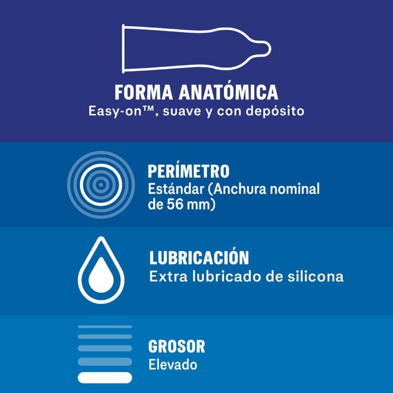 DUREX CONDOMS Extra Séguro 12 Unités — vue alternative