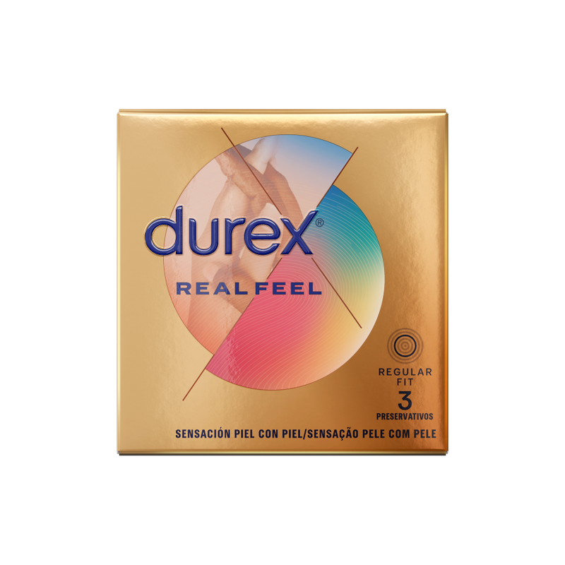 DUREX CONDOMS Préservatifs Real Feel 3 Unités — vue détaillée