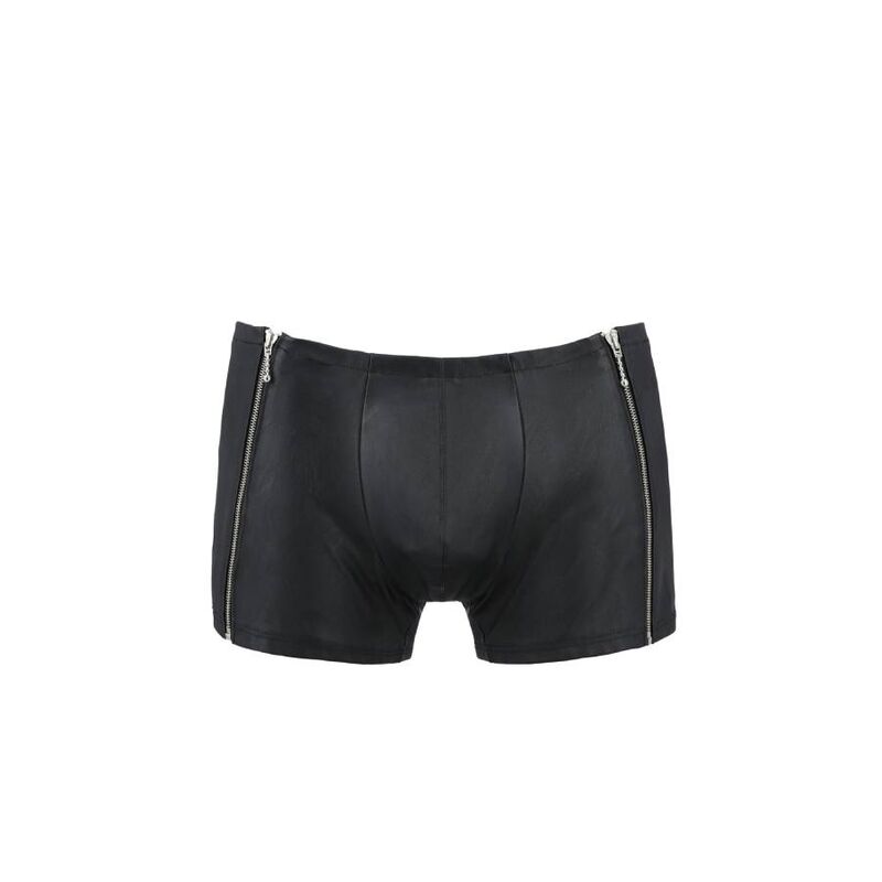 PASSION MEN 049 SHORT NOIR MAT L/XL — accessoires inclus