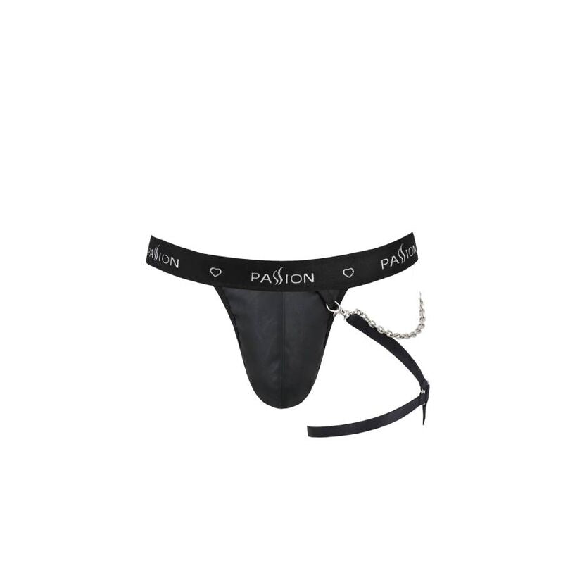 PASSION MEN 058 BILL STRING NOIR S/M — accessoires inclus
