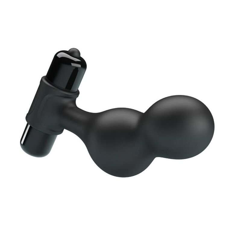 MR PLAY Plug Anal Vibrateur Silicone Noir — accessoires inclus