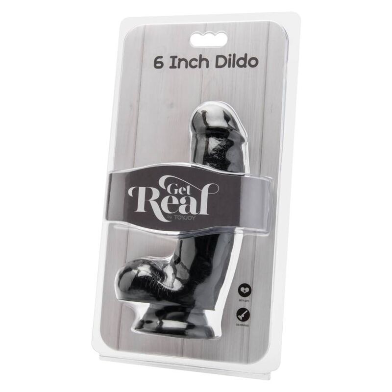 GET REAL GODE 12 CM BOULES NOIRES — vue détaillée