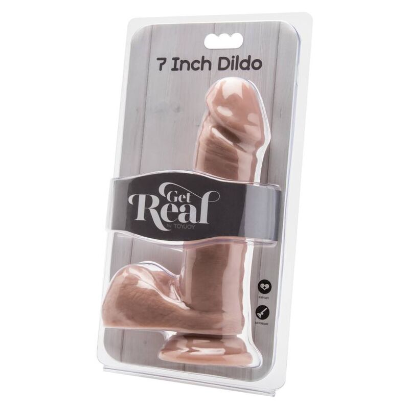 GET REAL GODE 18 CM BILLES PEAU — vue détaillée