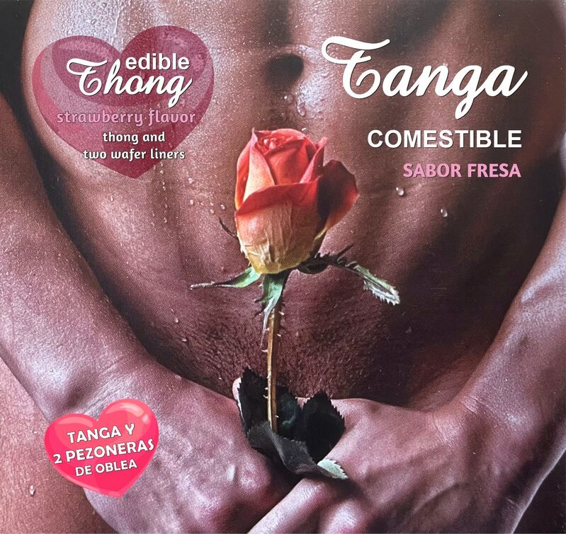 HOTFLOWERS THONG HOMME+ 2 NIPPLE AZYME FRAISE /es/pt//fr/it/ - Aura Intime