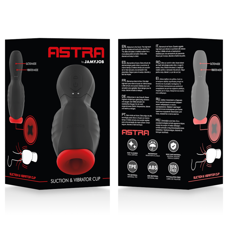 JAMYJOB Astra Oral Extrem Vibration Aspiration — accessoires inclus