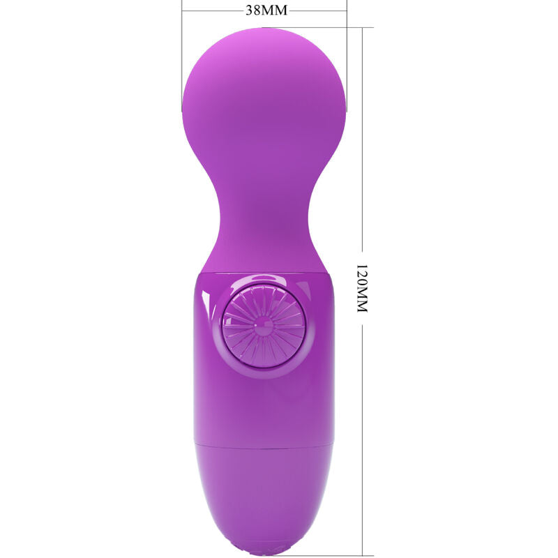 PRETTY LOVE Mini Masseur Personnel Violet — accessoires inclus