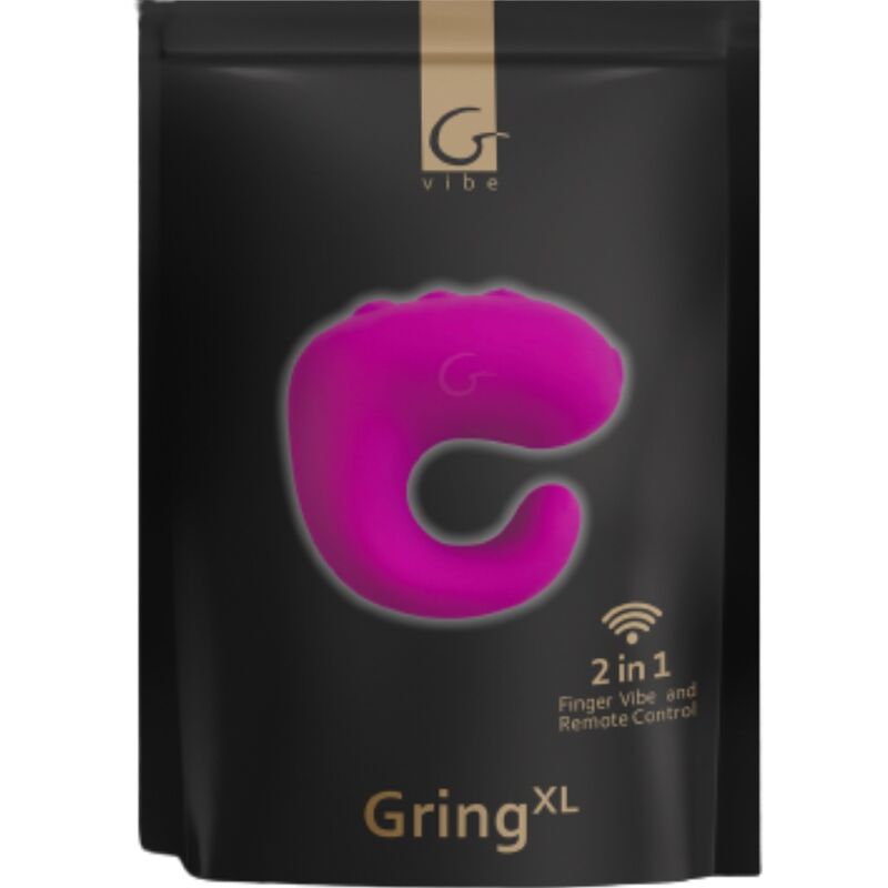 G-VIBE Fun Toys Gring Vibrateur Anneau Xl Framboise Douce — vue alternative