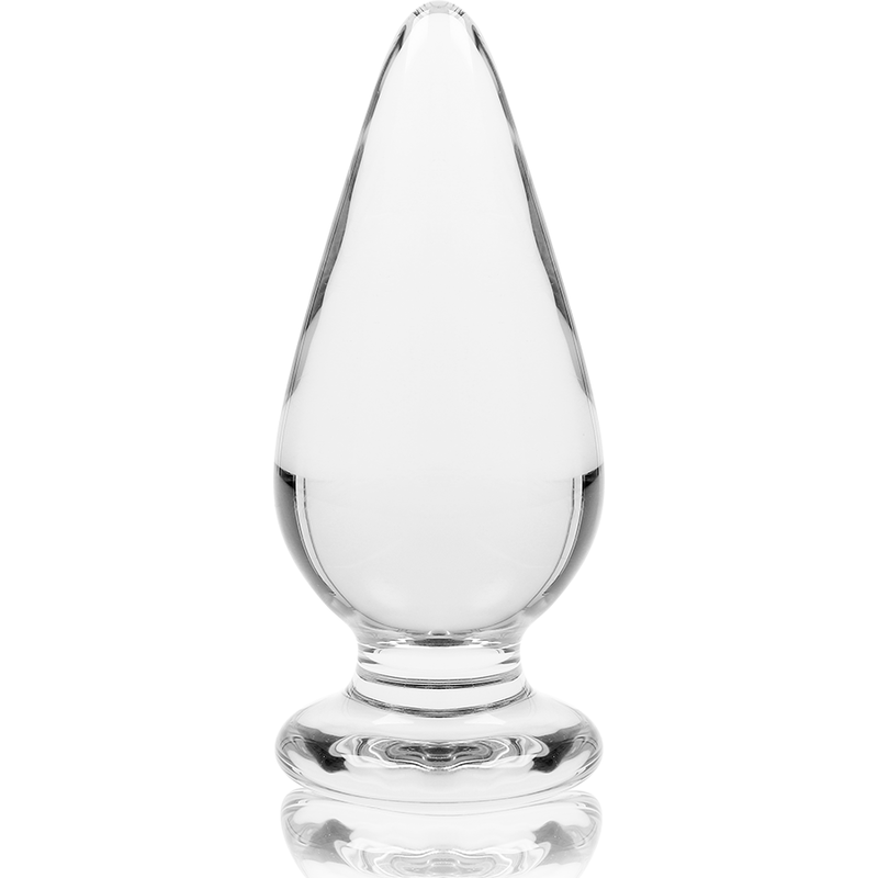 NEBULA SERIES BY IBIZA Plug Anal Modèle 4 Verre Borosilicate Clair 11 Cm -O- 5 Cm — vue arrière