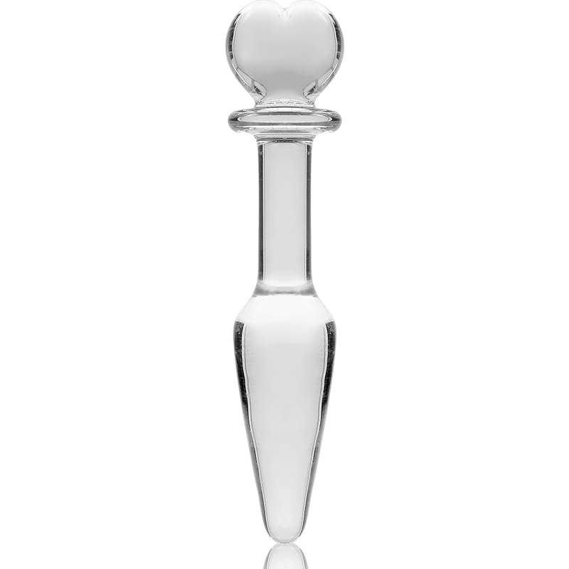NEBULA SERIES BY IBIZA Plug Anal Modèle 7 Verre Borosilicate Clair 13.5 Cm -O- 3 Cm — accessoires inclus