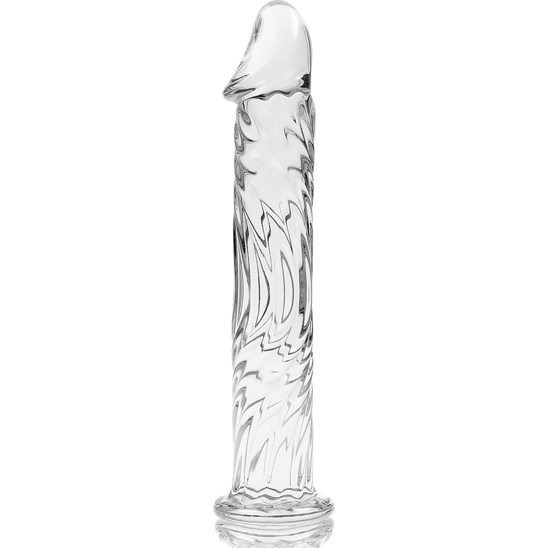 NEBULA SERIES BY IBIZA Modèle 12 Gode Verre Borosilicate Clair 17 Cm -O- 3.5 Cm — vue arrière