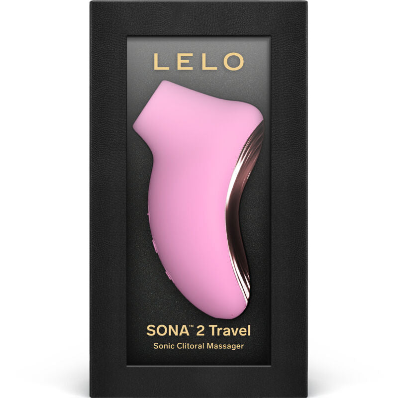 LELO Masseur Clitoris Sonique Voyage Sona 2 Rose — accessoires inclus