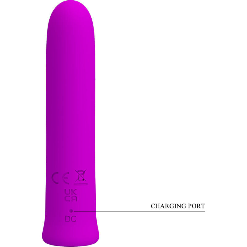 PRETTY LOVE FLIRTATION VIBRATEUR CURTIS MINI SUPER POWER 12 VIBRATIONS SILICONE ... — accessoires inclus