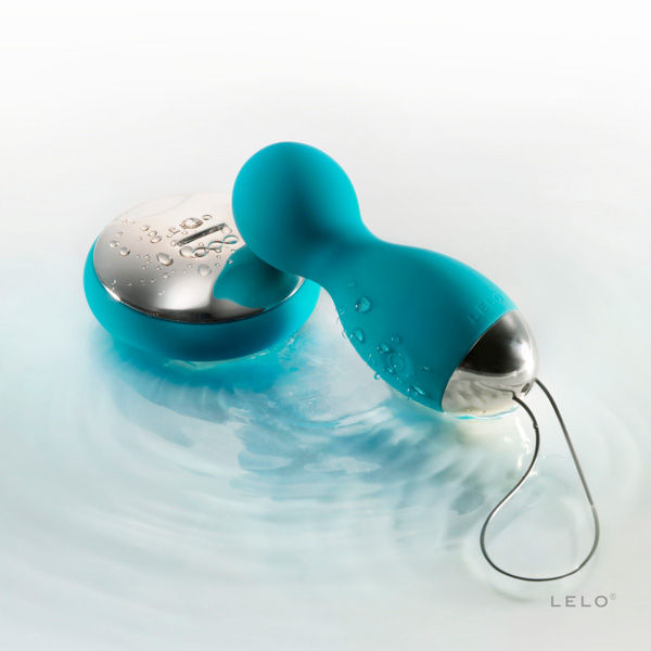 LELO Balles Hula Bleu Badge — vue arrière