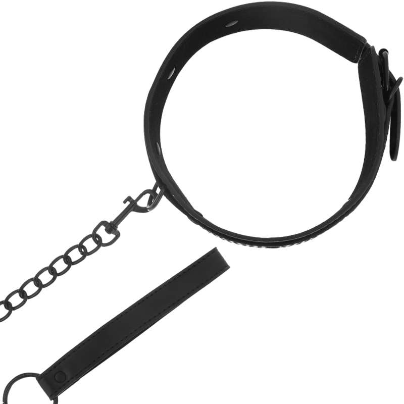 INTENSE FETISH Fetish Collier Cuir Vegan — accessoires inclus