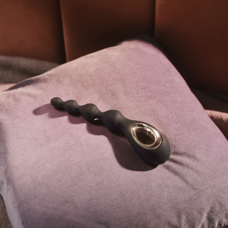 LELO Masseur Anal Soraya Beads Noir — accessoires inclus