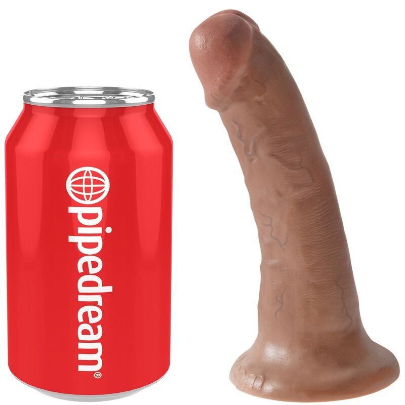 KING COCK - Pénis Réaliste 15 Cm Caramel
