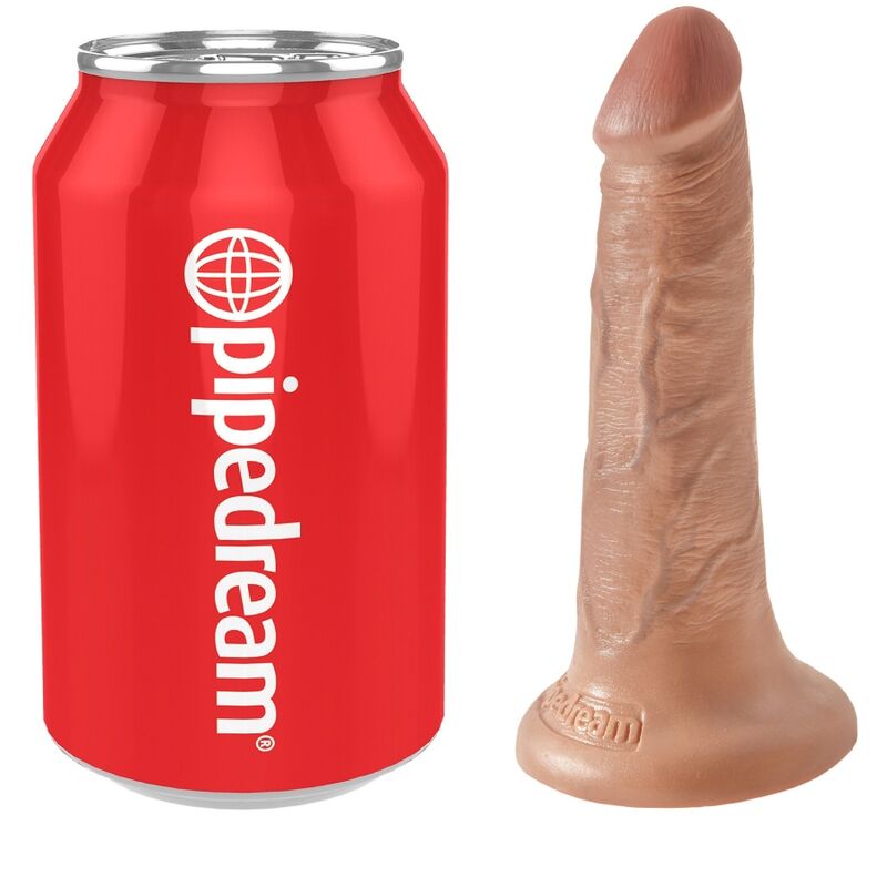 KING COCK PÉNIS RÉALISTE 12 CM CARAMEL — accessoires inclus