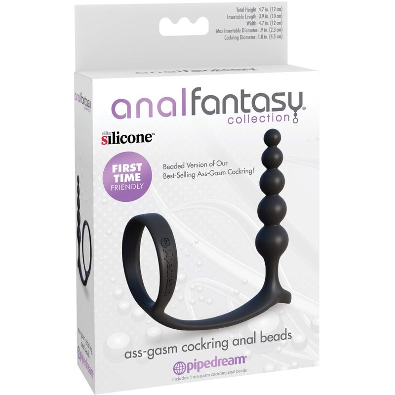 ANAL FANTASY ELITE COLLECTION COCKRING BALLES ANAL ASS-GASM — accessoires inclus