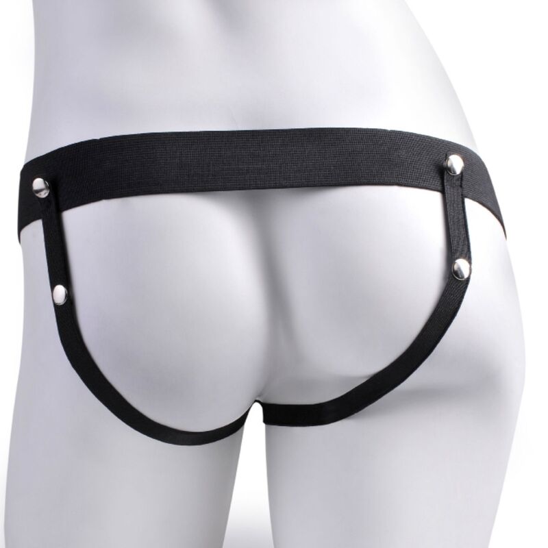 FETISH FANTASY SERIES HARNAIS RÉGLABLE PÉNIS RÉALISTE BALLES RECHARGEABLES VIBR... — accessoires inclus