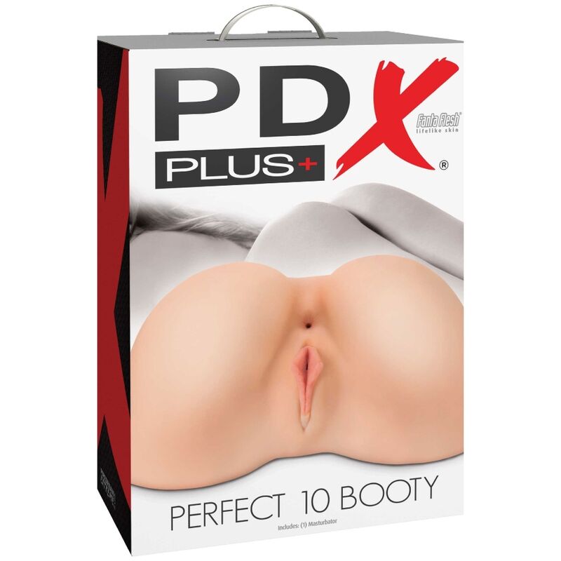 PDX PLUS+ Masturbateur Double Entrée Perfect 10 Booty — vue arrière