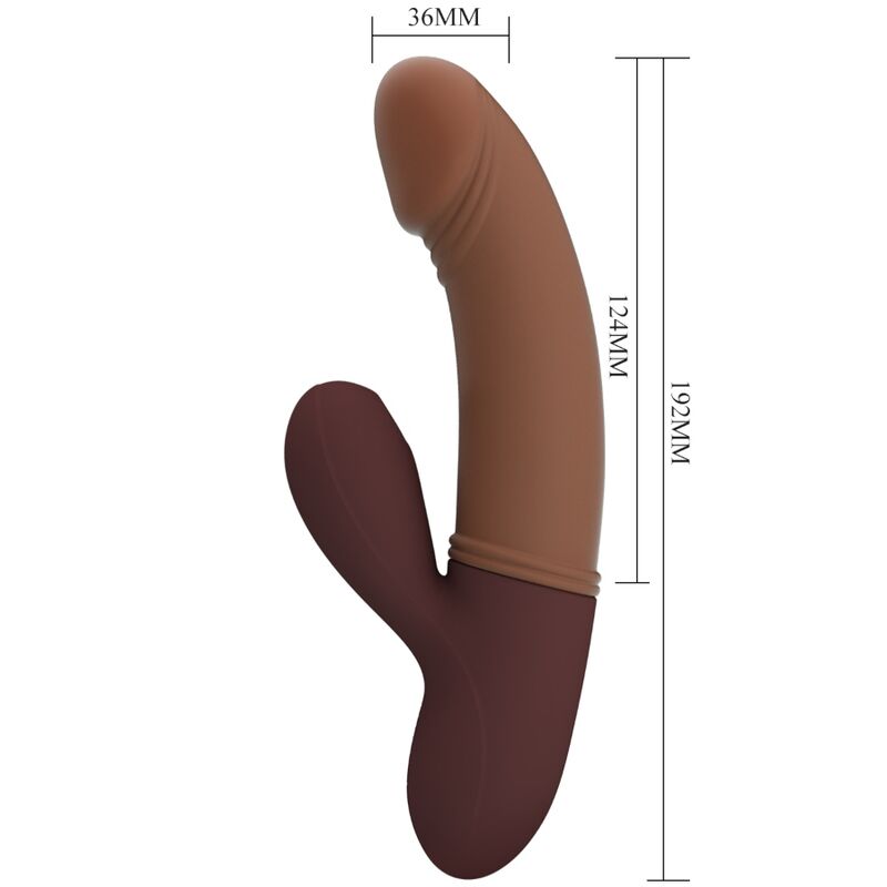 PRETTY LOVE FLIRTATION Kane Vibrant Point G Suceur — accessoires inclus