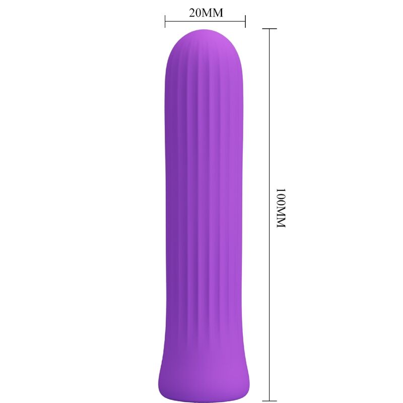 PRETTY LOVE HIGH GRADE BLANCHE VIBRATEUR STIMULATEUR LILAS — accessoires inclus