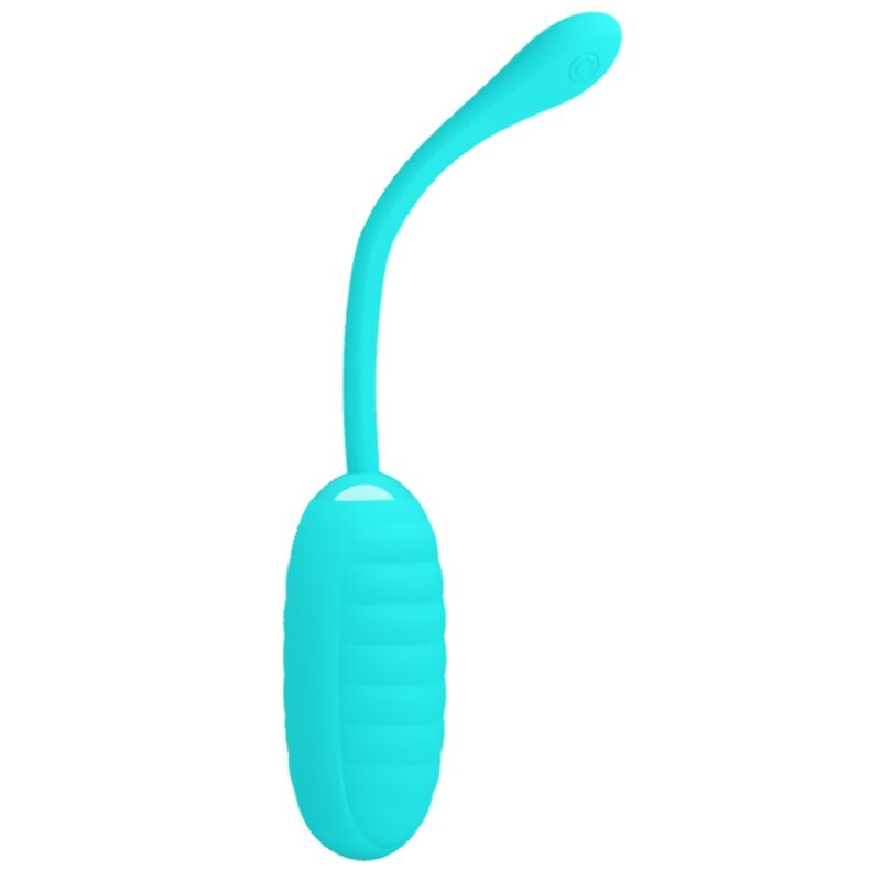 PRETTY LOVE SMART Kirk Oeuf Vibrant Rechargeable Vert Clair — accessoires inclus