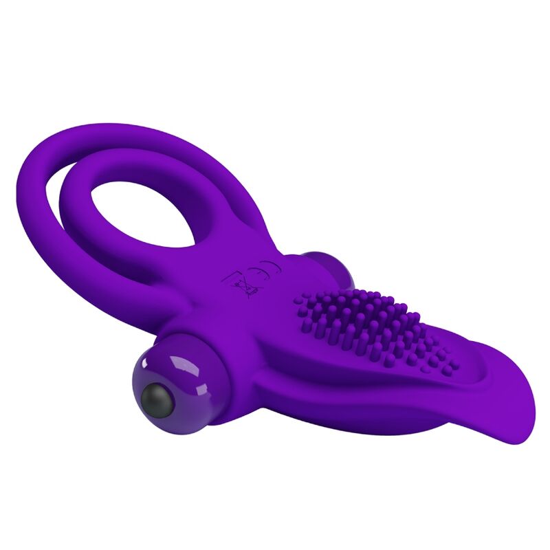 PRETTY LOVE MALE ANNEAU PÉNIS VIBRANT VIOLET — accessoires inclus
