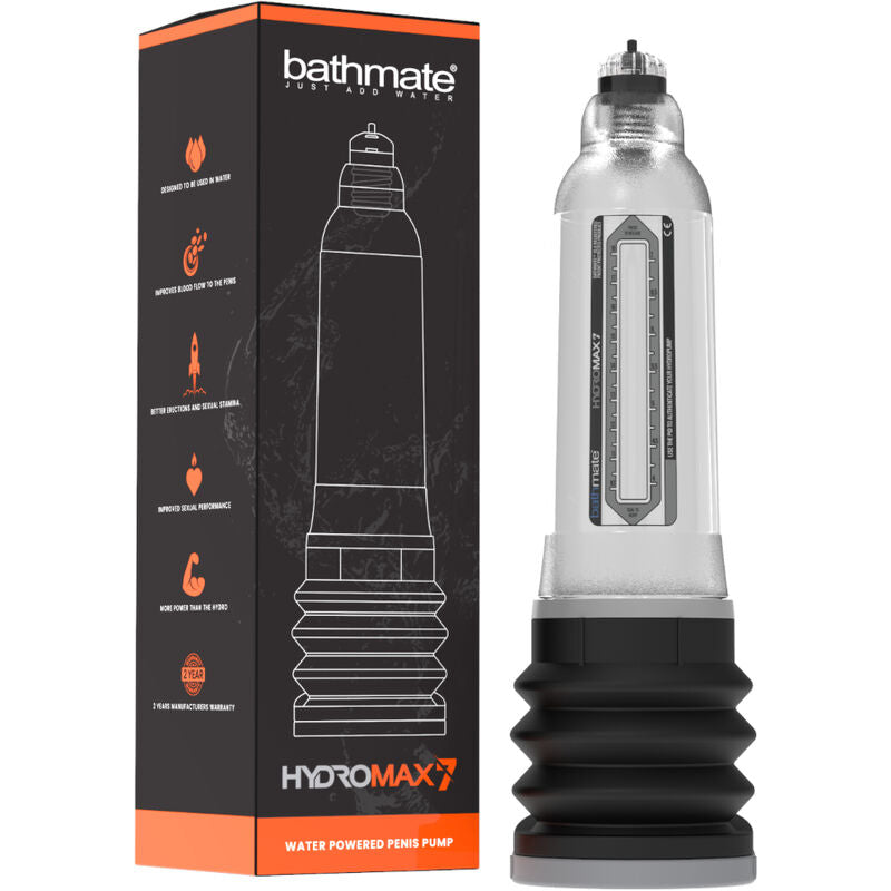 BATHMATE Hydromax 7 Pompe Daugmentation Pénis Transparente — vue détaillée