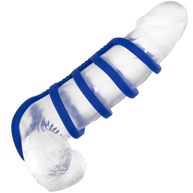 CALEXOTICS ADMIRAL XTREME CAGE BLEU — accessoires inclus