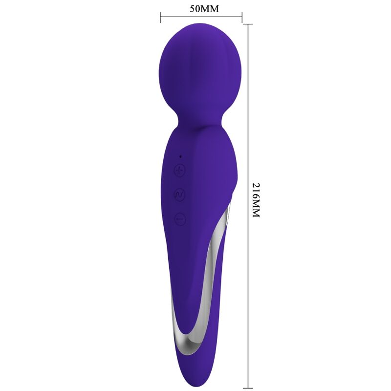 PRETTY LOVE FLIRTATION Baguette Vibrante Walter Violet — accessoires inclus