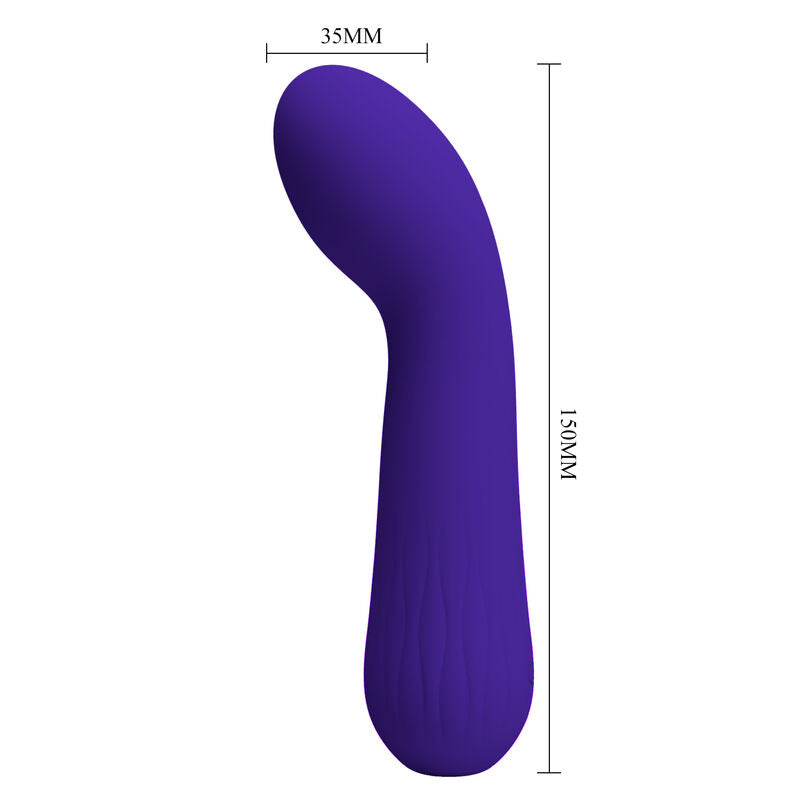 PRETTY LOVE SMART VIBRATEUR RECHARGEABLE FAUN VIOLET — accessoires inclus