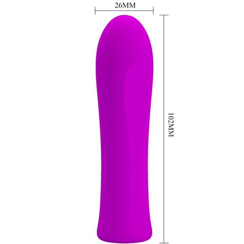 PRETTY LOVE FLIRTATION Alfreda Vibrateur Super Puissant Violet — accessoires inclus