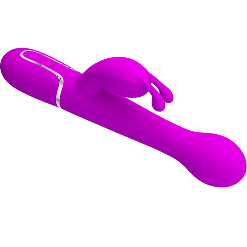 PRETTY LOVE FLIRTATION Vibrateur Dejon Rabbit 3 1 Multifonction Violet — accessoires inclus