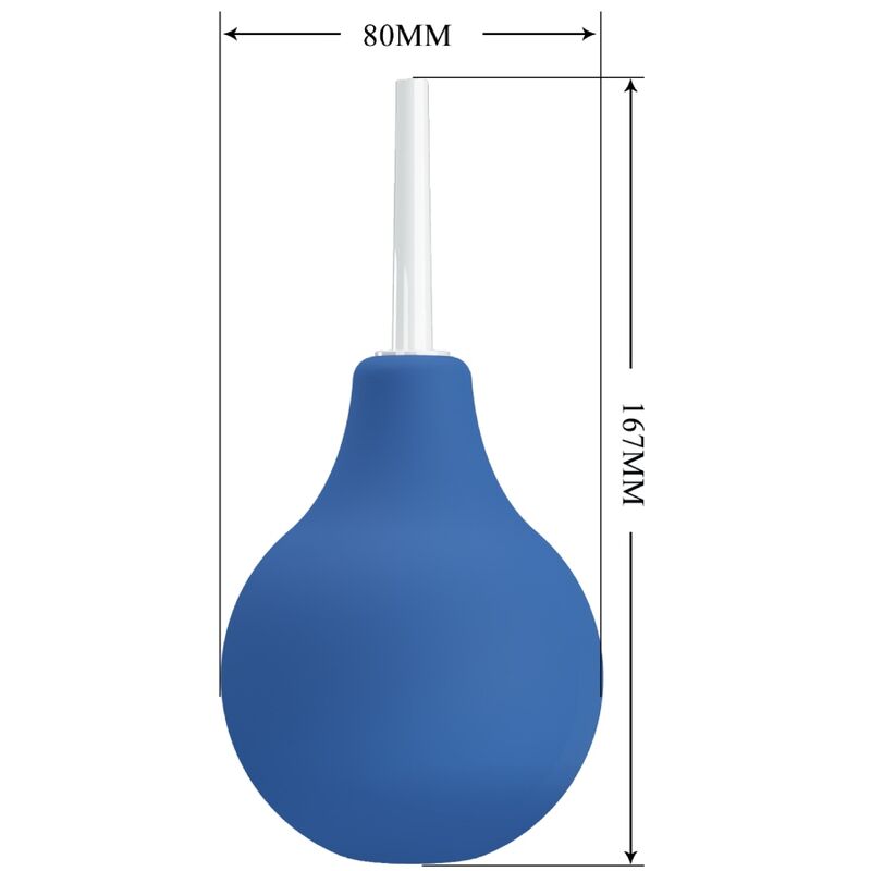 MR PLAY Douche Anal Blueb Super Power Bleu — accessoires inclus