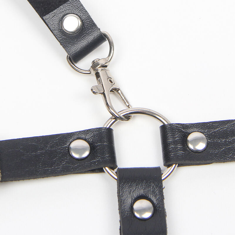 SUBBLIME FETISH Harnais Sangles Chaîne Détails Taille Unique — accessoires inclus